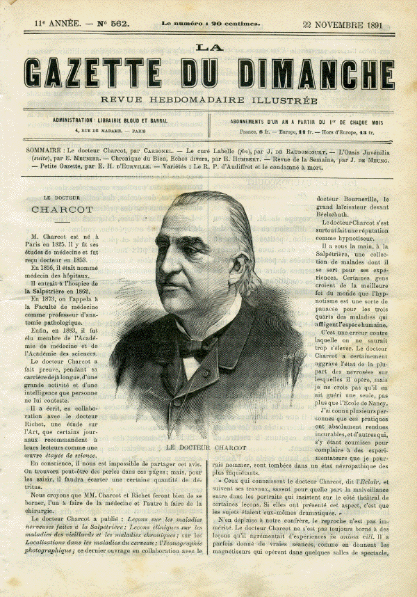 la gazette du dimanche 1891